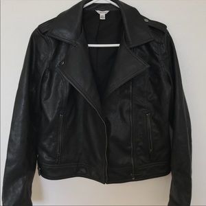 Authentic Calvin Klein Leather Jacket